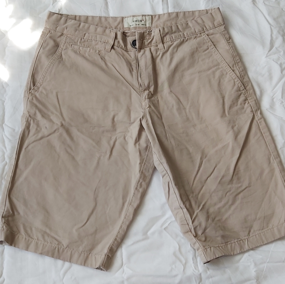 Tan Men's shorts; size 30US